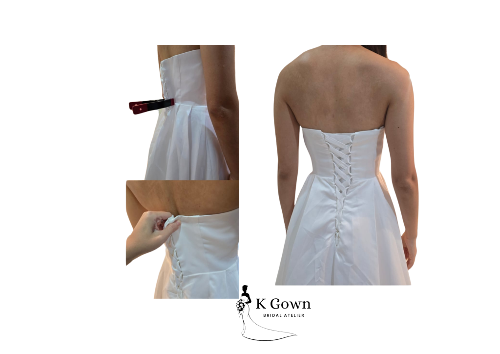 ONE OF THE MOST POPULAR WEDDING DRESS ALTERATIONS IS RESIZING 