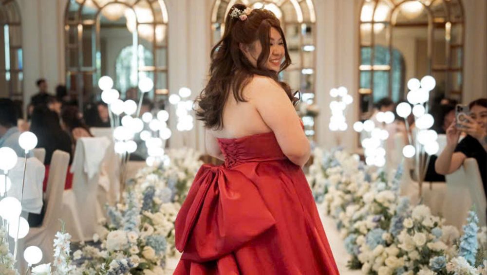 AFFORDABLE PLUS SIZE WEDDING GOWNS IN SINGAPORE BY K GOWN